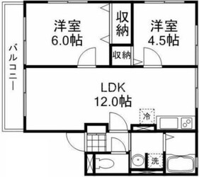 メゾンラフォーレの物件間取画像